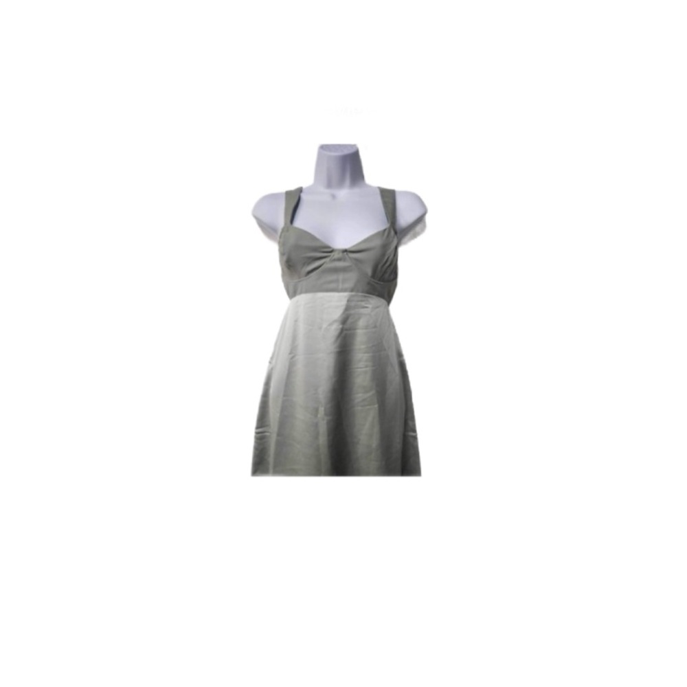 Young fabulous and broke Silk Y2K top Elegant Gray Sleeveless Dress